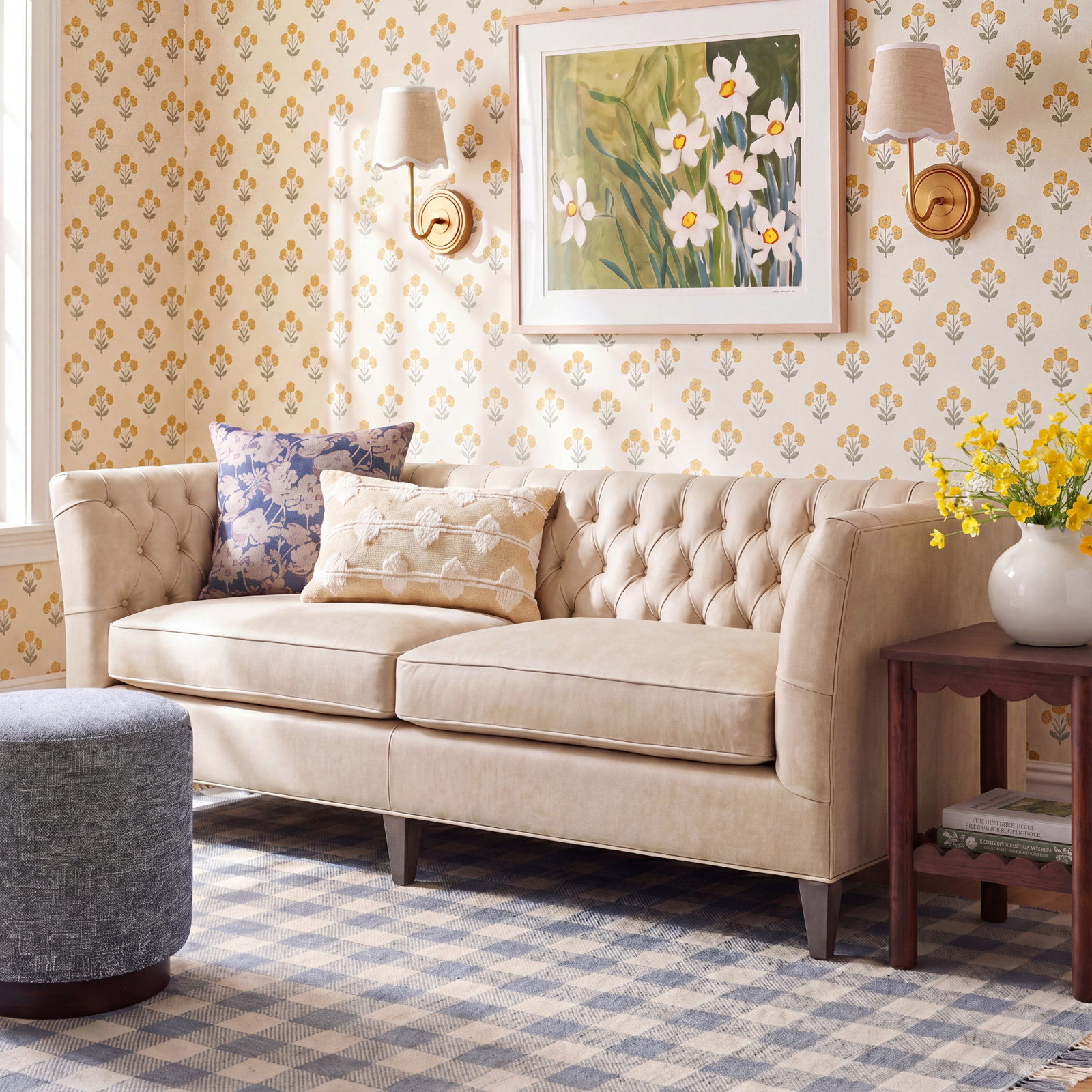 Carley 98" Genuine Leather Sofa