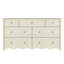 Commode 7 tiroirs Sutton, lin blanc-1590567561