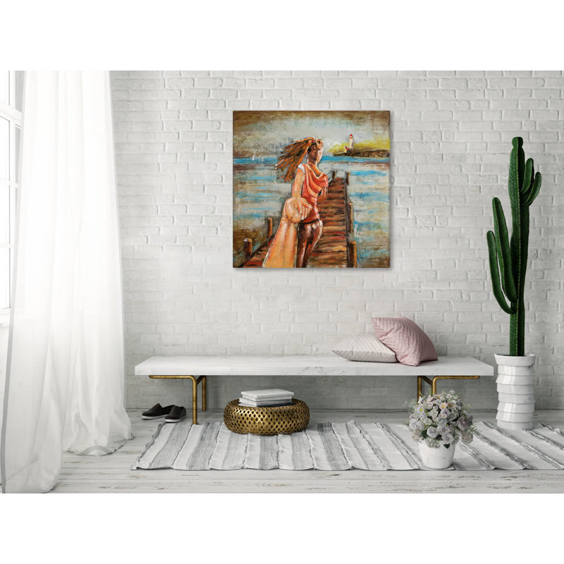 Handmade Coastal Entertainment Wall Decor on Metal