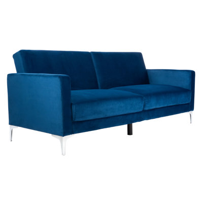 Futton Twin 79.13'' Faux Leather Convertible Sofa