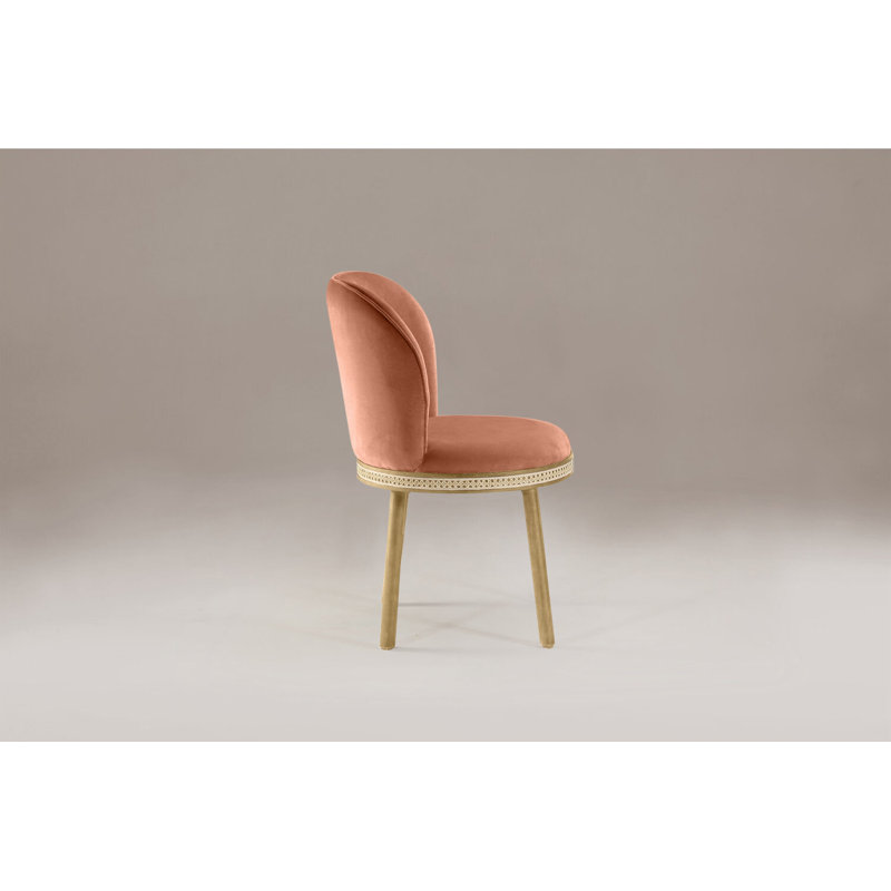 Alma Upholstered Dining Chair, Powder