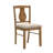Rectangular, 5 Dining , Weathered Oak, Upholstered Seats, Natural Finish, Room Decor Oak Rectangular Table, Chairs,