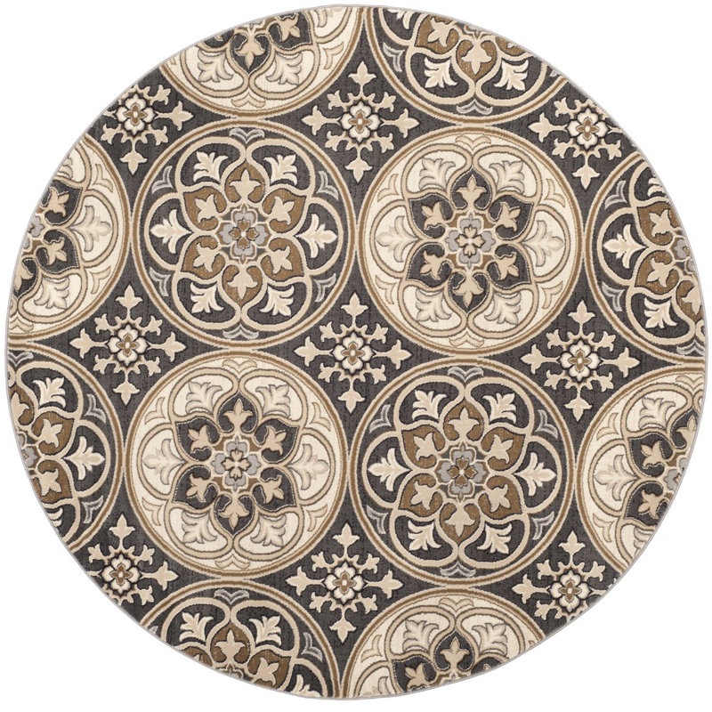 Klose Performance Geometric Rug, Round 8'