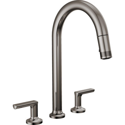 Kintsu® Widespread Pull-Down Faucet With Arc Spout