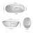 71" x 32" Freestanding Acrylic Bathtub Bathroom Soaking Tub