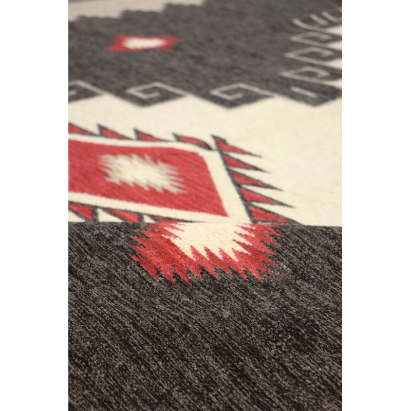 Tuscany Rectangle Rectangle 8'2" X 9'1" Flatweave Wool Area Rug