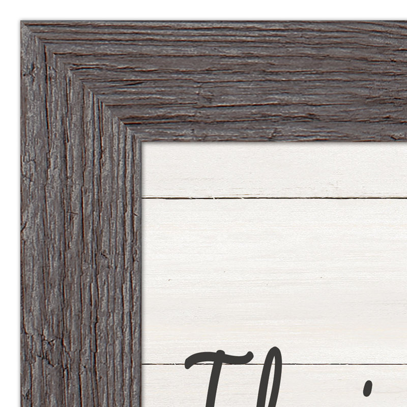 This Is Us, reproduction encadrée, H 11 po x l 14 po x P 0,75 po