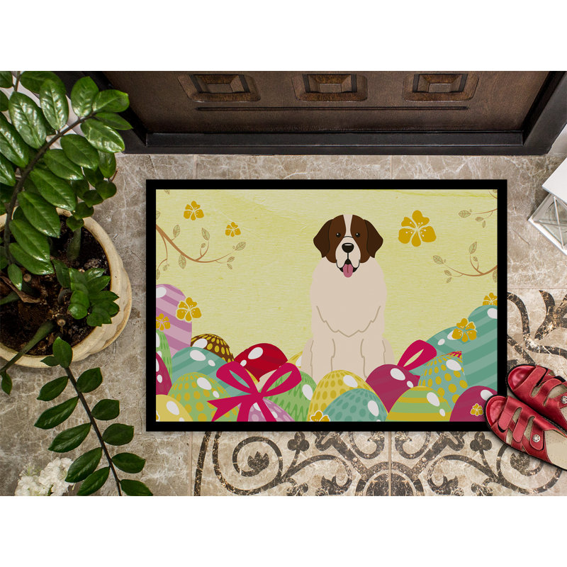 Non-Slip Easter Outdoor Doormat, 24" x 36"