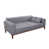 100 % polyester gris est en rupture de stock