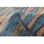 Tapis bleu Peshawar Ziegler 4 pi 5 po x 6 pi 5 po