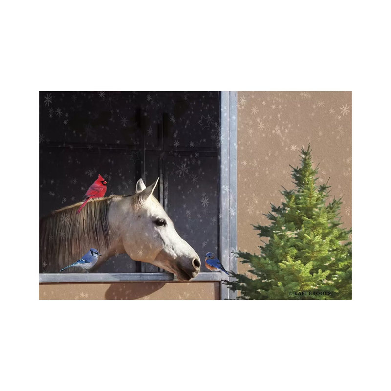 Christmas Morning 1 Piece Wrapped Canvas Wall Art, 30.48cm H x 45.72cm W
