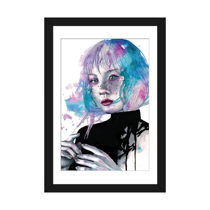 « broken » et « hearts cassé », impression sur toile, Papier d'art encadré noir, H 24 po x l 16 po x P 1 po