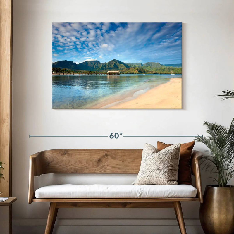 Gillard Heavenly Bay Hanalei, H 30 po x l 45 po