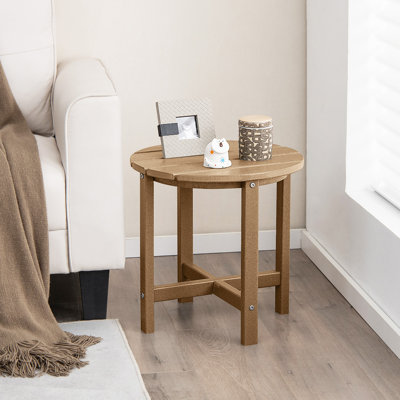 High-Density Polyethylene (HDPE) Round Side Table