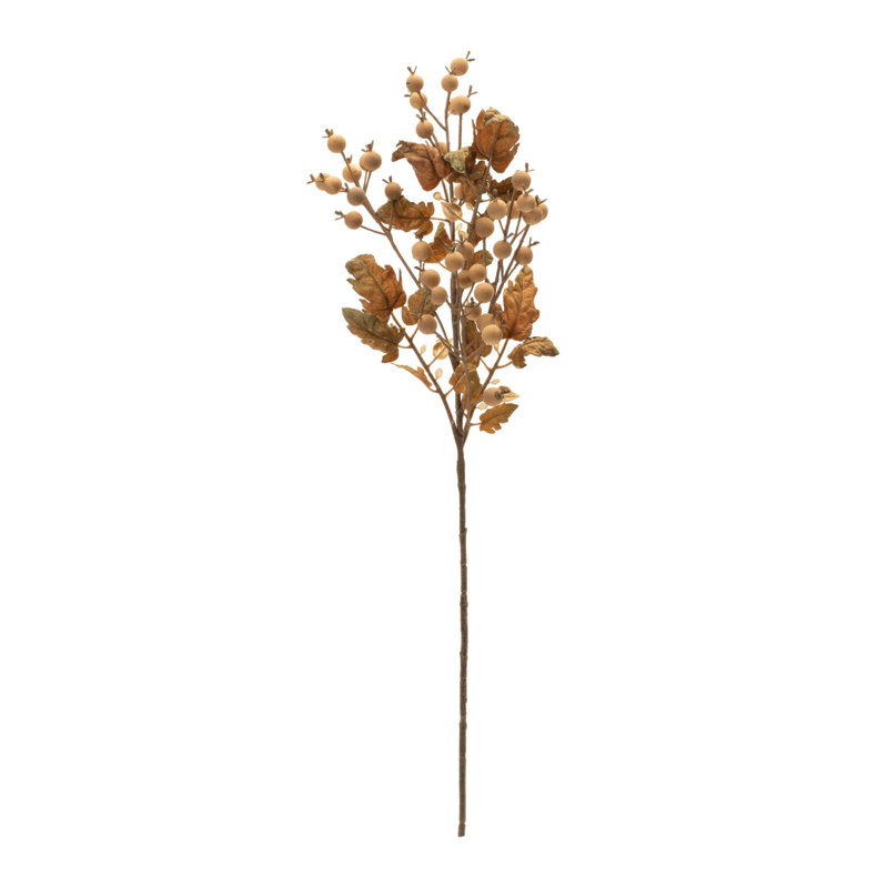 Feuilles de chêne d'automne et baies (ensemble de 6)