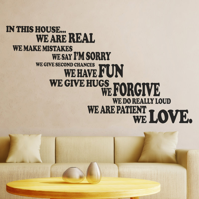 Non-Wall Damaging Wall Decal