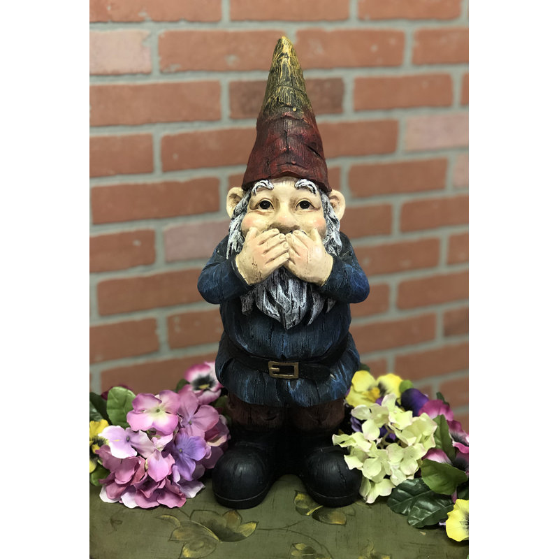 Statue en résine Addington Speak No Evil Gnome