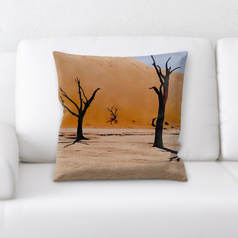 Microsuede Reversible Throw Pillow