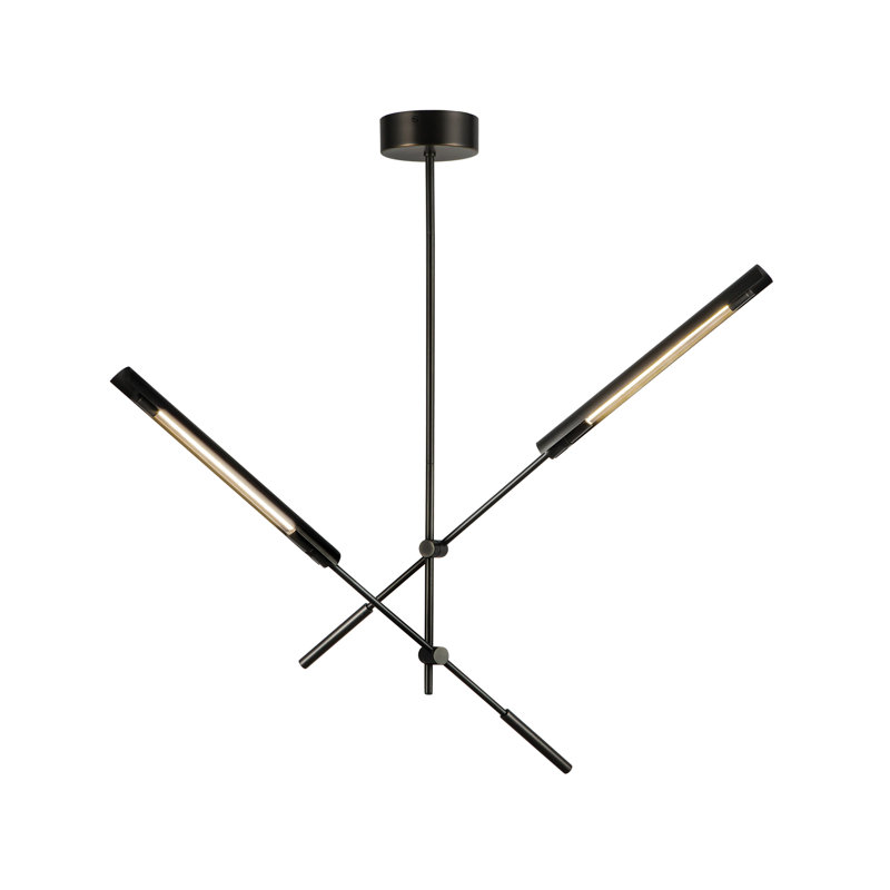 Astrid 2 - Light LED Chandelier, Urban Bronze