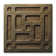 3" x 3" Metal Grid Decorative Tile Insert