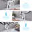 Waterfall-style Kitchen/bathroom Faucet With Pull-down Shower Head, Single Handle And 360° Rotating Stainless Steel Single Hole Or 3-hole Kitchen Sink/bathroom Faucet.-108230431