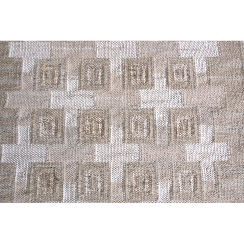Wool Geometric Area Rug, Rectangle 8' x 10'