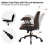 Modern Mid-Back Faux Leather Office Chair with Adjustable Height-2079401928