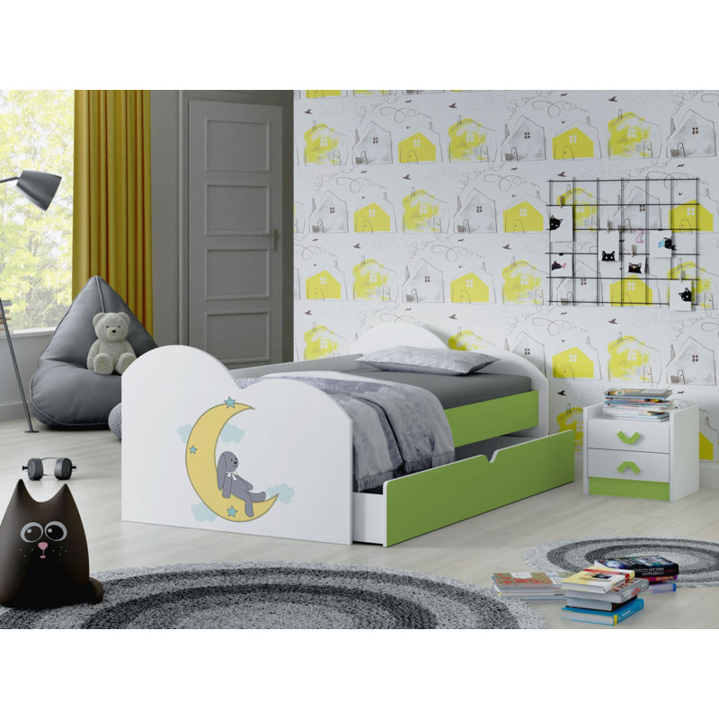 Mcgee Storage Kids Bed, Green