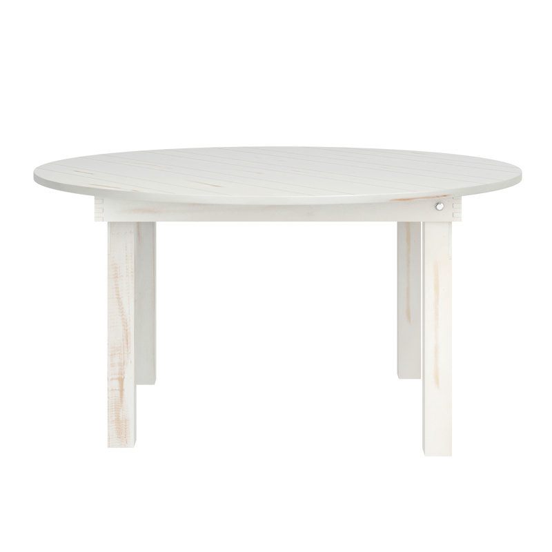 Table de salle à manger Elynna, Blanc