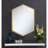 Cavendish Gold Hexagonal Wall Mirror