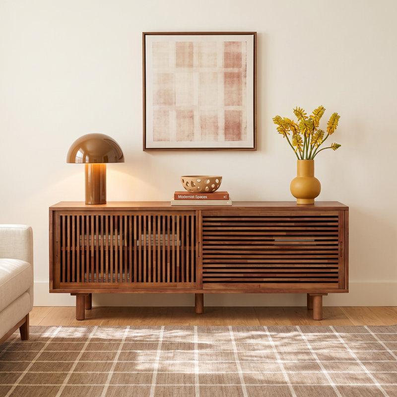 Jaime TV Stand for TVs up to 65", Brown