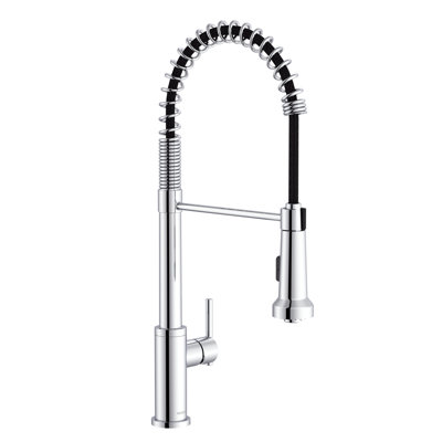 Parma Pre-Rinse Single Handle Spring Pull-Down Kitchen Faucet -  Gerber, D454258