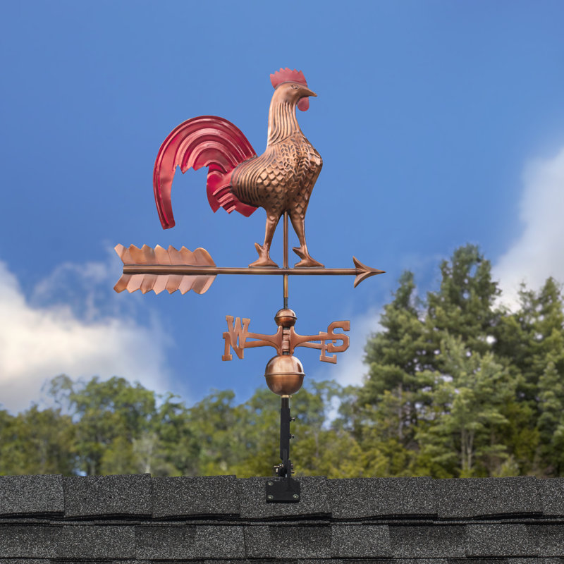 H Metal Animals Weathervane, 40" H x 25" W