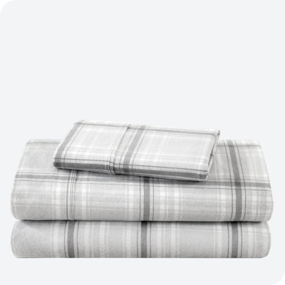 Ensemble de literie en flanelle 100 % coton