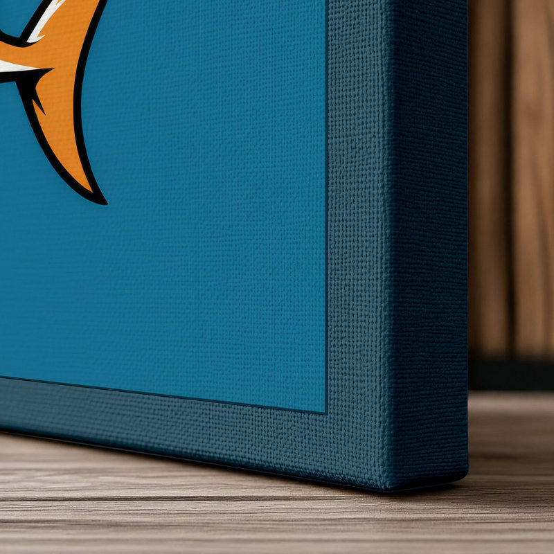 Print, 24x16 - 61.0 x 40.6 cm, Teal Border