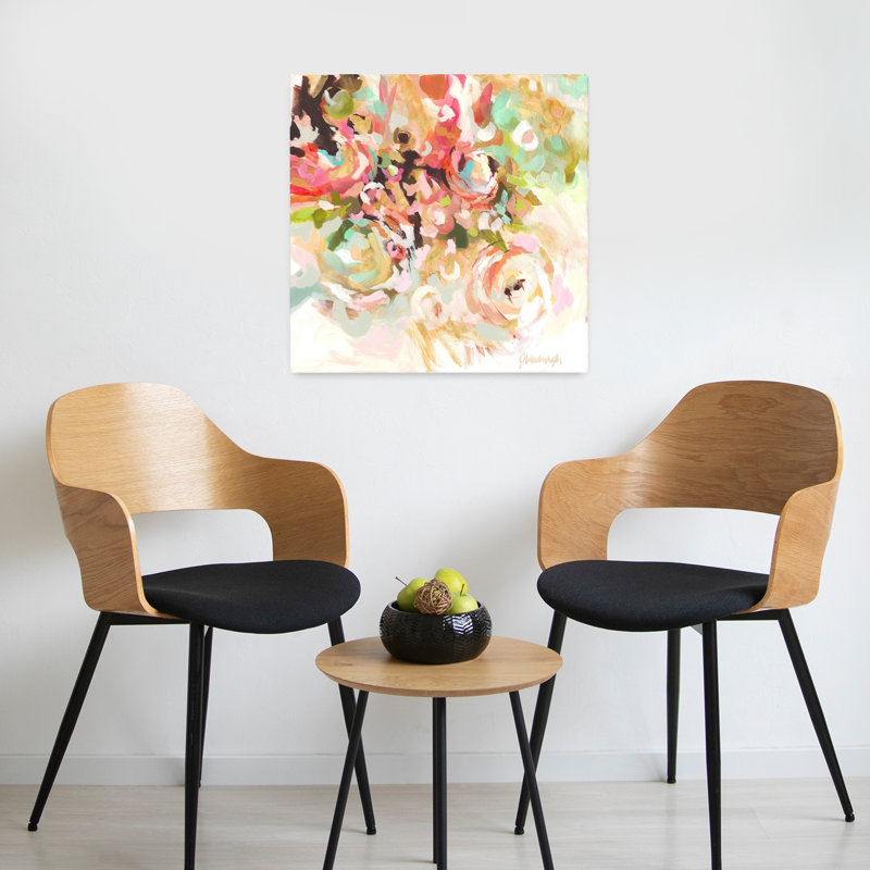Art contemporain, art contemporain abstrait moderne, 24" H x 24" W