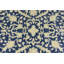Tapis oriental transitionnel bleu 5 po x 8 po Mute