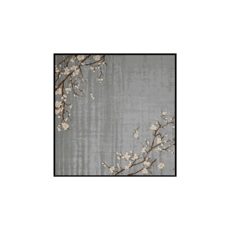 Tapis gris soyeux et moelleux, Carré 8 pi