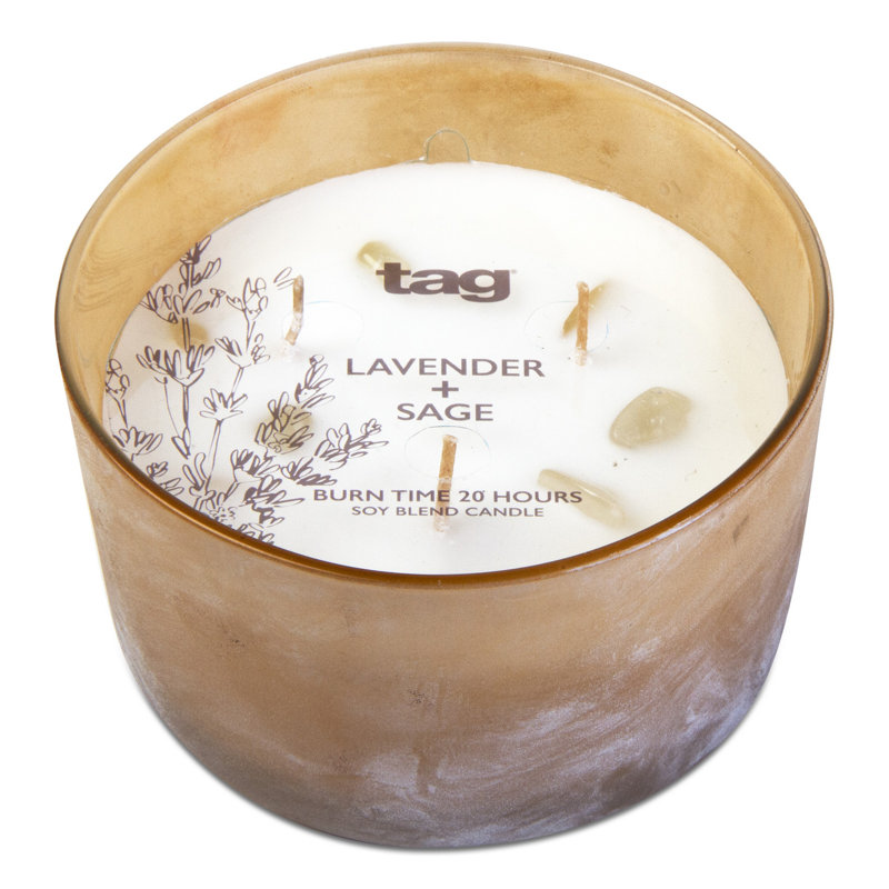 Tag Sunrise Lav Sage Soybl Candle