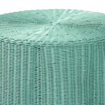 Console Scallop Natural Rattan