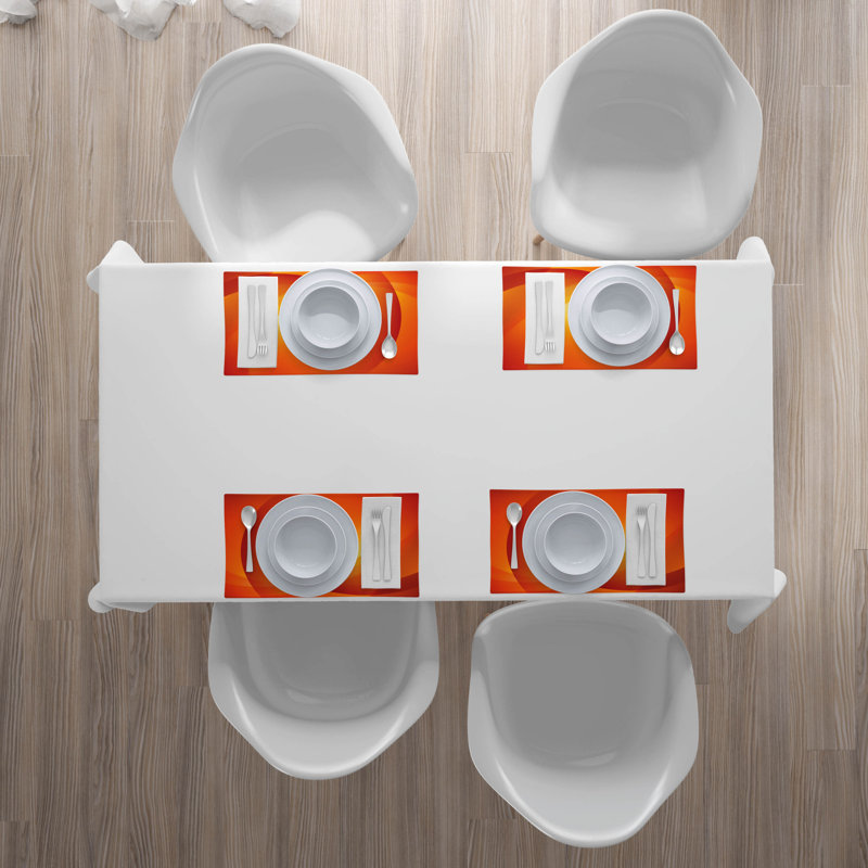 Polyester Abstract Rectangle Placemat