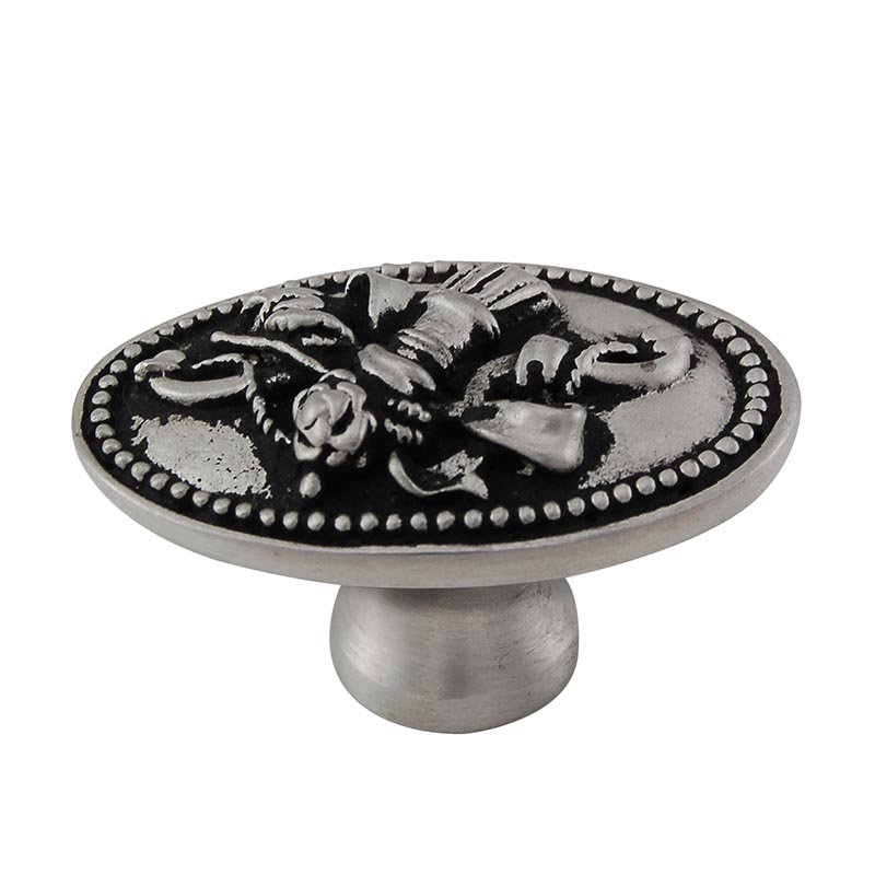 Poignée ovale Sforza 1,125 po, Nickel antique