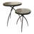 Tripod Table w/Grey Marble Top-Sm