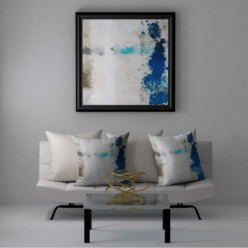  Housse de coussin carré et insert, H 20 po x l 20 po