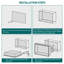 Topcraft Stainless Steel 19“ X 15” Shower Niche With Double Shelves