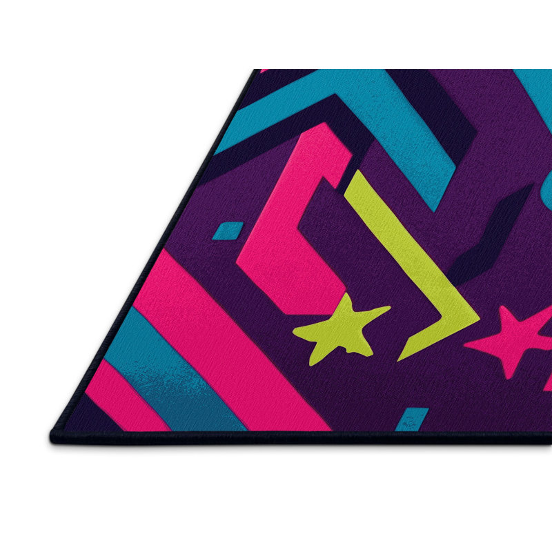 Electric Horizon Rug, Square 8'