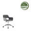 Chaise de bureau en velours Kai-1909343696