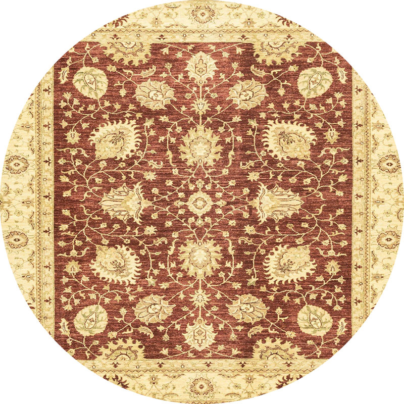 Tapis abstrait moderne 3399, Rond 8 pi