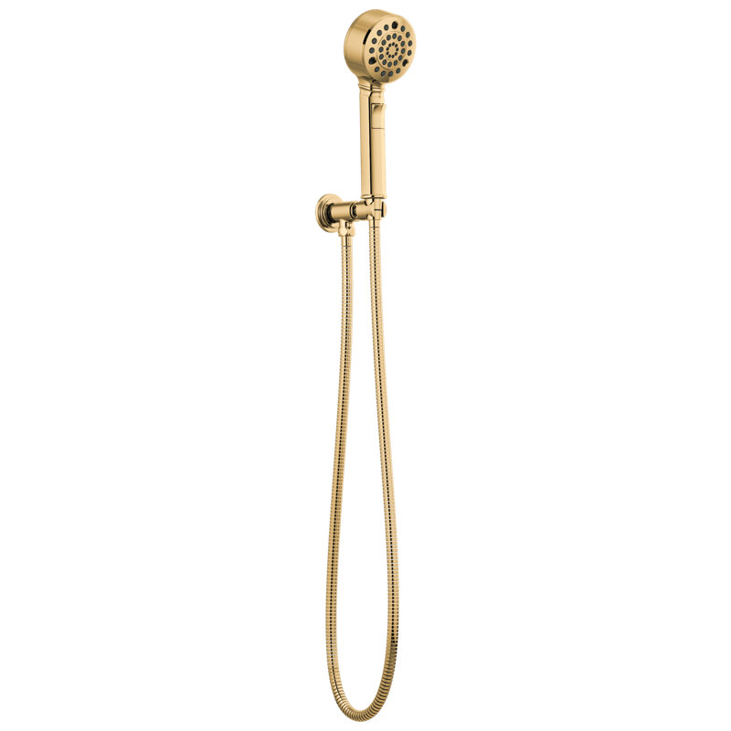 Invari® H2OKinetic® Multi-Function Wall Mount Handshower, Polished Gold