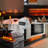 Electric Fireplace with Water Connection Direct,Fireplace with Realistic Atomized Flame,with Remote Control Electric Steam Fireplace(Size:W7.87x H8.27 in)-1663223032